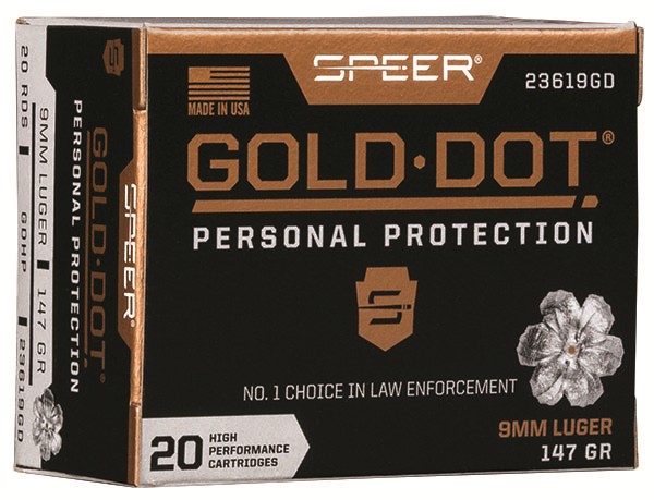 SPEER 23619GD 9MM 147GDHP 20 - Browning Black Friday Blowout